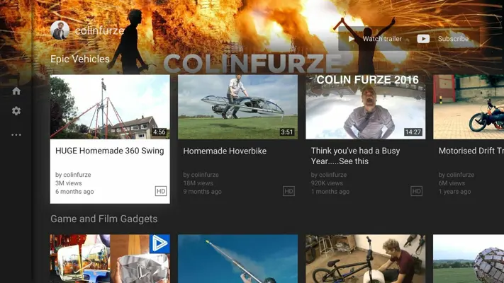 YouTube for Android TV android App screenshot 3